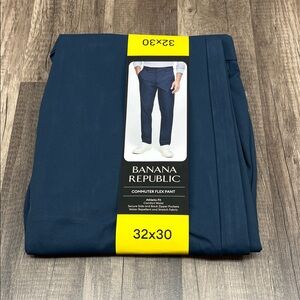 Banana Republic Dark Blue Flex Trousers